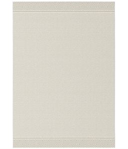 Lafuma Outdoor-Teppich, gemustert, 230 x 160 x 1 cm, aus witterungsbeständigem Polypropylen, beige / weiß