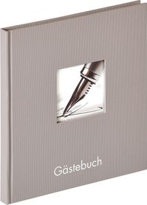 Walther, GB-205-X,Gästebuch Fun, 23x25 cm, grau