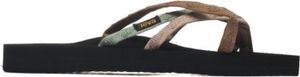 Teva Olowahu Frauen Riemchen Vegan Flip Flop Sandale Braun Schwarz – undefined / Braun schwarz