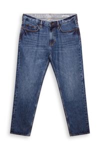 Esprit Jeans mit geradem Bein aus nachhaltiger Baumwolle, blue dark washed