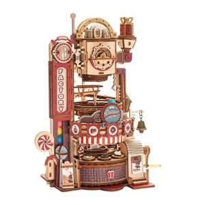 ROKR 3D-Holz-Puzzle Murmelbahn Chocolate Factory