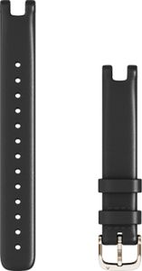 Garmin Wechselarmband Lily 14mm ital. Leder Schwarz/Elfenbein