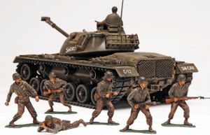 Modellbausatz, M-48 A-2 Patton Tank, 151 Teile, ab 12 Jahren
