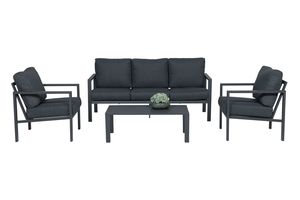 Garden Impressions Lounge Set Springs 4-tlg. Aluminium carbon black