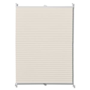 vidaXL Plissee Rollo Jalousie Plisseerollo 90x150cm Creme