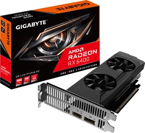 Gigabyte Radeon RX6400 D6           4GB GDDR6 HDMI DP LP