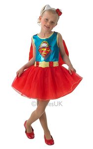 Hello Kitty Supergirl Kostüm, Kind, Größe:S