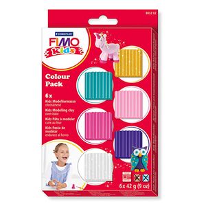 FIMO kids Colour Pack - girlie 6x42g, 1Stück