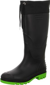 Sneakers Kinder-Gummistiefel ungefüttert Schwarz, Farbe:schwarz, EU Größe:35
