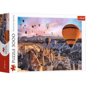 Trefl 33059 Kelvin Zhang Ballons über Cappadocia 3000 Teile Puzzle