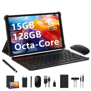 Tablet 10.36 Zoll mit Tastatur und Maus LNMBBS, Octa-Core, 15GB+128GB(1TB TF), Android 12, 1920*1200 FHD, 4G LTE/SIM/5G WIFI, 8000mAh, 13MP+8MP, Schwa