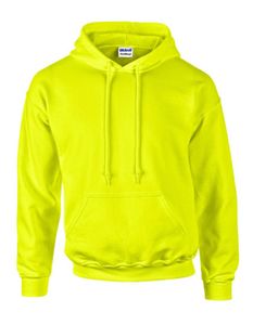 Gildan Kapuzen-Sweatshirt Hoodie Kapuzenpullover, Größe:M, Farbe:Safety Green