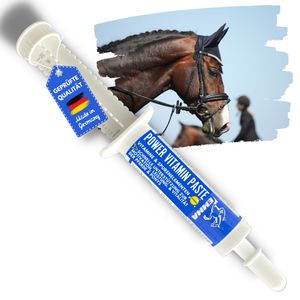 EMMA Power BOOSTER Vitamin E für Pferde - Paste 30 ml Pferd Vitamin E Vitamin b Komplex Pferd zur Unterstützung Vitalität Kalzium Eisen Zink