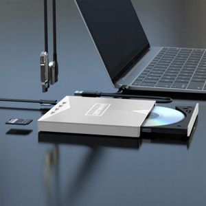 Przenośny napęd zewnętrzny Czytnik CD Odtwarzacz DVD Nagrywarka HUB USB-C 3.0 Zenwire H61