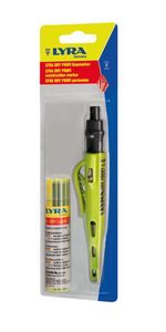 Lyra Dry Profi Markierstift mit Dry-Leads Ersatzminen (bunt) mit Spitzer