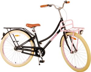 TPFSports Excellent Kinderfahrrad - Mädchen - 26 Zoll - Rücktritt + Handbremse - Schwarz