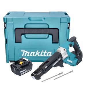 Makita DFR 551 F1J Akku Magazinschrauber 18 V 25 - 55 mm Brushless + 1x Akku 3,0 Ah + Makpac - ohne Ladegerät