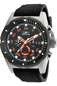 Invicta Speedway 20305 Herren armbanduhr - Quarzuhrwerk - Edelstahl mit schwarzen zifferblat - 50mm