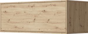 SMARTBett Hängeschrank mit 1 Klapptür zu 120 & 140 Schrankbetten Horizontal Standard Wildeiche/ Wildeiche