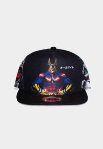 My Hero Academia Baseball Cap Snapback - All Might, Deku & Bakugo (schwarz)