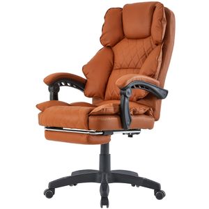 Schreibtischstuhl Design Bürostuhl Racing Chair Chefsessel Gamingstuhl Fußstütze, Farbe:Rosa