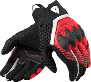 Rev'it! Gloves Veloz Black/Red 2XL Rękawice motocyklowe