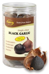 Yanco schwarzer Knoblauch 250g | Soloknoblauch - eine Zehe | Black Garlic
