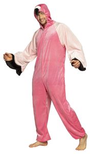 B88068-195 pink-rosa Kinder Mädchen Junge Flamingo Kostüm-Overall bis max.195 cm Körpergröße
