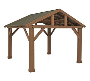 Westmann Holzpavillon Yukon 14x12 natur 427 x 365 x 330 cm (L x B x H)