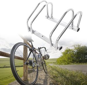 YARDIN Cube Fahrradständer mit mehreren Sitzplätzen aus Metall, Boden- und Wandmontage, platzsparend (für 2 Fahrräder), vielseitig einsetzbar