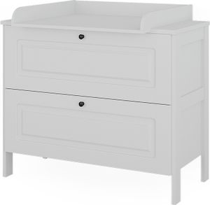 Vitalispa Wickelkommode Ajaton, 108 x 98 cm mit 2 Schubladen, Weiß Vitalispa Wickelkommode Ajaton, 108 x 98 cm mit 2 Schubladen, Weiß