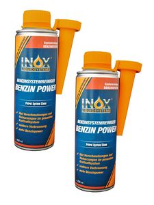 INOX Benzin Power Additiv, 2x250ml - Zusatz für alle Normal- und Superbenziner