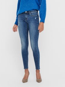 Skinny Fit Jeans Stone Wash Stretch Denim Regular Waist 5-Pocket ONLWAUW | XL / 32L