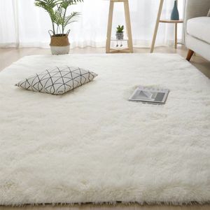 Hochflor Teppich Wohnzimmer Langflor Shaggy Flauschig Hochflorteppiche Rutschfest Modern Schlafzimmer Bettvorleger Beige,Größe:200x300x3cm