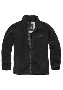 Brandit Jacke Teddyfleece Jacket in Black-L