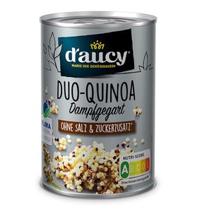d'aucy Duo-Quinoa, 110g Dose, Salz- & zuckerfrei, ohne Konservierungsstoffe