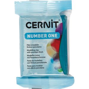 Cernit Polymer Clay N°1 Polymer-Ton Duck Blue 56 g
