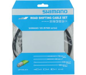 Shimano Change Cable/cover Set Optislick R7000 Black One Size