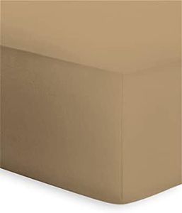 Bassetti Spannbetttuch für Boxspringbetten UNI Farbe 189 OTTONE, Größe 180x200 200x220