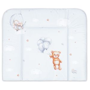 Wickelauflage Wickelkommode Auflage Baby 75x 72 cm - Wickelmatte Wickeltischauflage Wasserfest Wickelunterlage Weich Teddybären B
