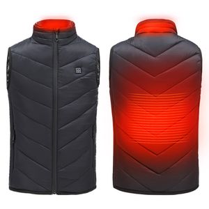 Jungen Kinder Heizweste (Mit Powerbank) Winter Warme Coats Erhitzter Mantel USB-Jacke Heizjacke,Farbe: Schwarz,Größe:130cm