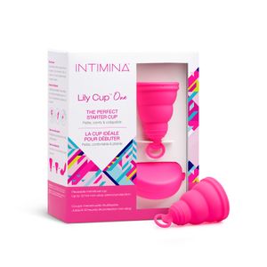 Intimina Lily Cup One, die faltbare Menstruationstasse für Anfängerinnen