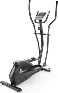 FitEngine Crosstrainer Heimtrainer Fitness Ellipsentrainer Stepper 10 Schwierigkeitsstufen Ergometer Sport Beintrainer Display Pulssensoren bis 150 kg