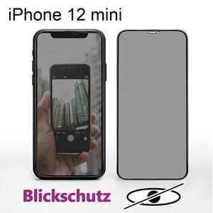 2x iPhone 12 Mini 3D Anti Spy Privacy Blickschutz Schutzglas Panzerfolie Hartglas 9H Neu