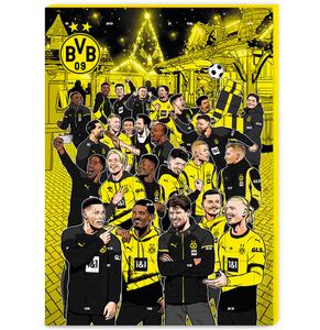 Borussia Dortmund BVB Comic Kalender Weihnachtskalender Adventskalender 2023