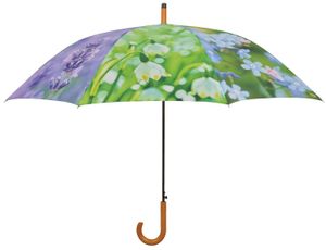 Deštník s květinovým potiskem 123,5 cm