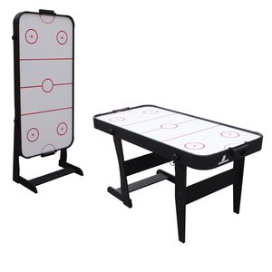 Cougar Icing Airhockeytisch 5ft - Klappbar | Airhockey Tisch inkl. Zubehör (Pucks & Pushers) | Airhockeytisch mit Luft für Kinder und Erwachsene für