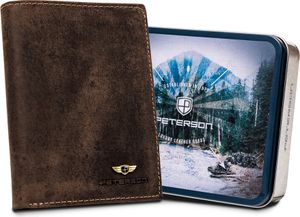 Skórzany Portfel Męski Na Karty Z Ochroną Rfid Protect Lumarko!