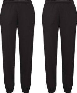 Doppelpack Fruit of the Loom Classic Elasticated Cuff Jog Pants + GRATIS MyShirt Stoffbeutel Doppelpack Fruit of the Loom Classic Elasticated Cuff Jog Pants + GRATIS MyShirt Stoffbeutel