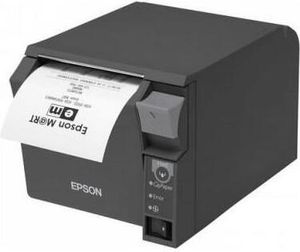 Epson TM-T70II (032) 180 x 180 DPI Kabelgebunden Thermodruck POS-Drucker  EPSON Produktfarbe: Schwarz, Eingebauter Ethernet-Anschluss: Nein, Typ: POS-Drucker, USB Port: Ja, WLAN: Nein, Übertragungstechnik: Verkabelt, Drucktechnologie: Thermodruck, Serielle Schnittstelle: Ja